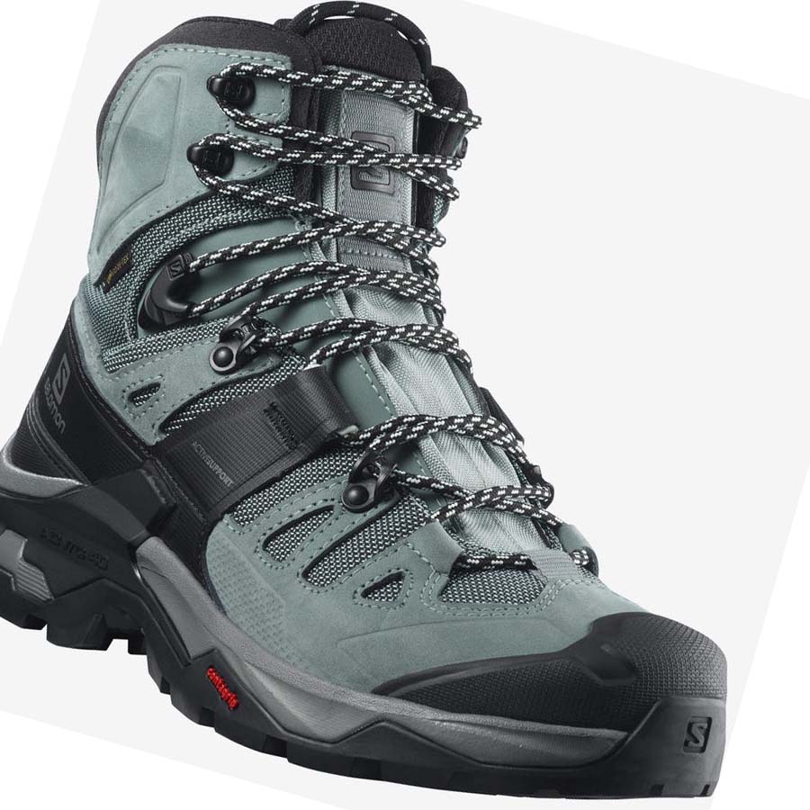 Salomon WoQUEST 4 GORE-TEX Túracipő Női Kék | HU 2844HAP